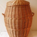 barrel linen basket
