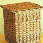 rectangular linen basket