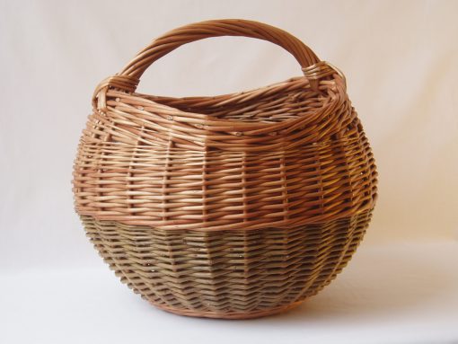 willow shopping basket made in uk