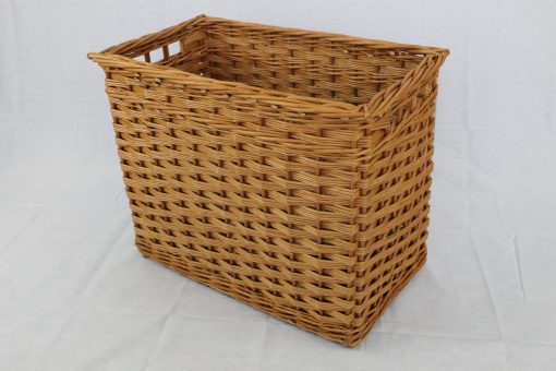 custom made basket in buff willow