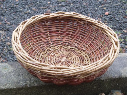 willow fruit basket made in uk