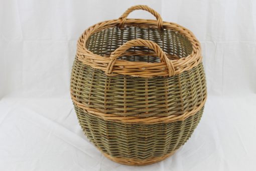 oval log basket