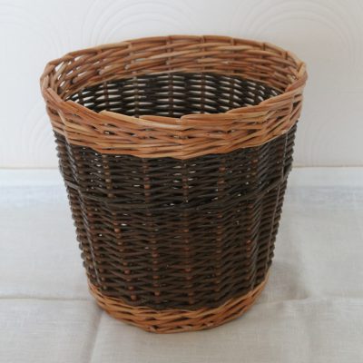wicker waste paper basket made in uk