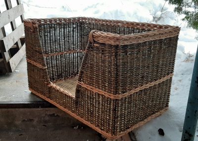 custom log basket