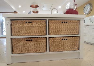 custom made kitchen baskets